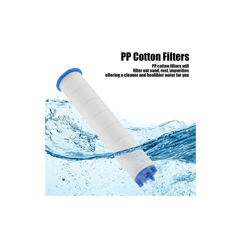ZYWUOY 1/5pcs PP Cotton Filter Shower Head Filter Negative Ion