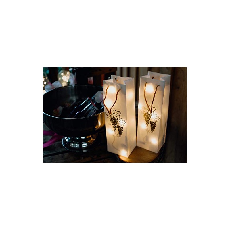 hellum 570984 Golden Grapes Warm White LED White,Gold