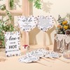 Anglechic 51 Pcs Wedding Fans for Guests Wedding Favor Paper