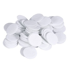 Microdermabrasion Accesories 100 almohadillas de filtro de algodón de 50 mm para máquina de eliminación de puntos negros, filtros de vacío faciales de repuesto (25 mm)