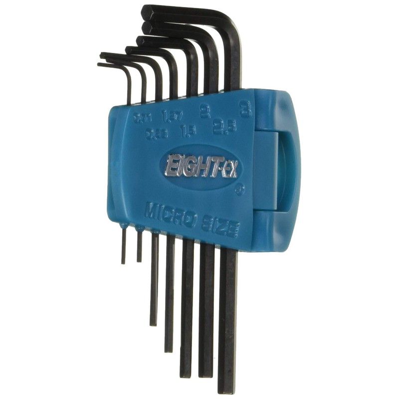 EIGHT M-7MH Hex Key Standard, Micro Size, Set of 7