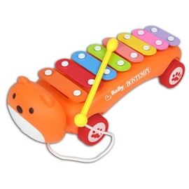 Bontempi | BabyMelody: Xylophone with Wheels for Little Musicians on the Move, 340 x 135 x 120 mm