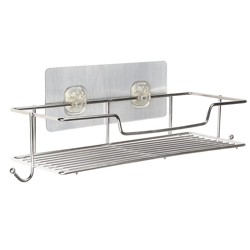 SIMSA-Expert Shower Caddy Bathroom Shelf Stainless Steel Chrome Look No