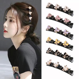 Braided Hair Clips for Women - Rsvelte Hair Clip Braided Hair Clips for Girls Kids Butterfly Hair Clips for Fine or Thick Hair