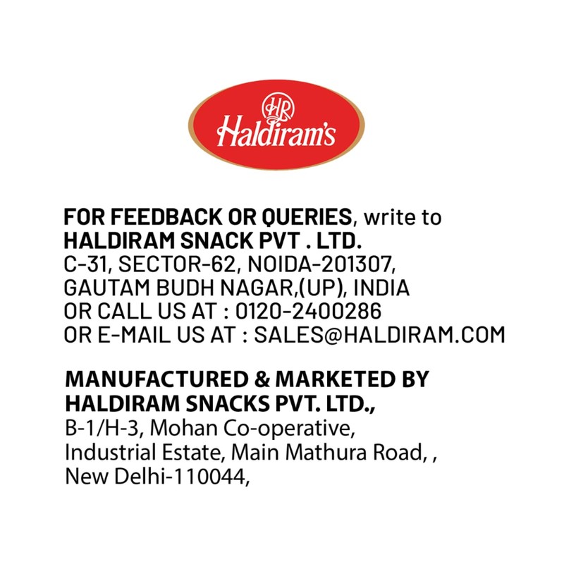 Haldiram's Bhujia , Savory Spices Beans & Gram Flour Noodles