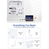 White Pegboard Wall Organizer Kit, 4 Pcs 12 x 12