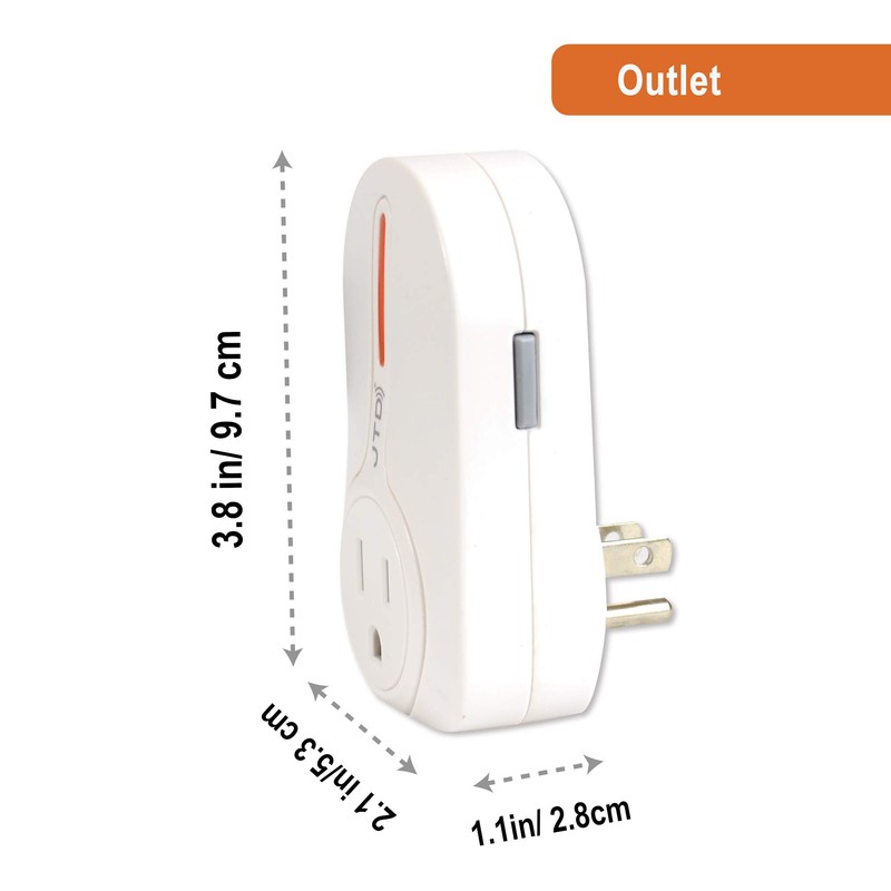 JTD 5 Pack Remote Control Outlet Switch 3rd Generation Energy