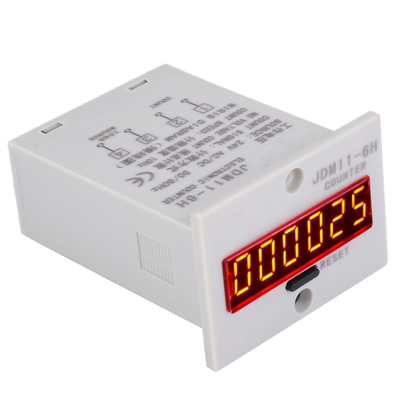 JDM11-6H No Voltage Counter 6 Digits Electronic LED Digital Display