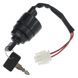 Ignition Key Switch for Yamaha Golf Cart Gas Electric G11 G16 G20 G21 G22 1996-2004 JN8-82 Replace JN8-82510-00 JN8-82510-01 JN8-82510-09