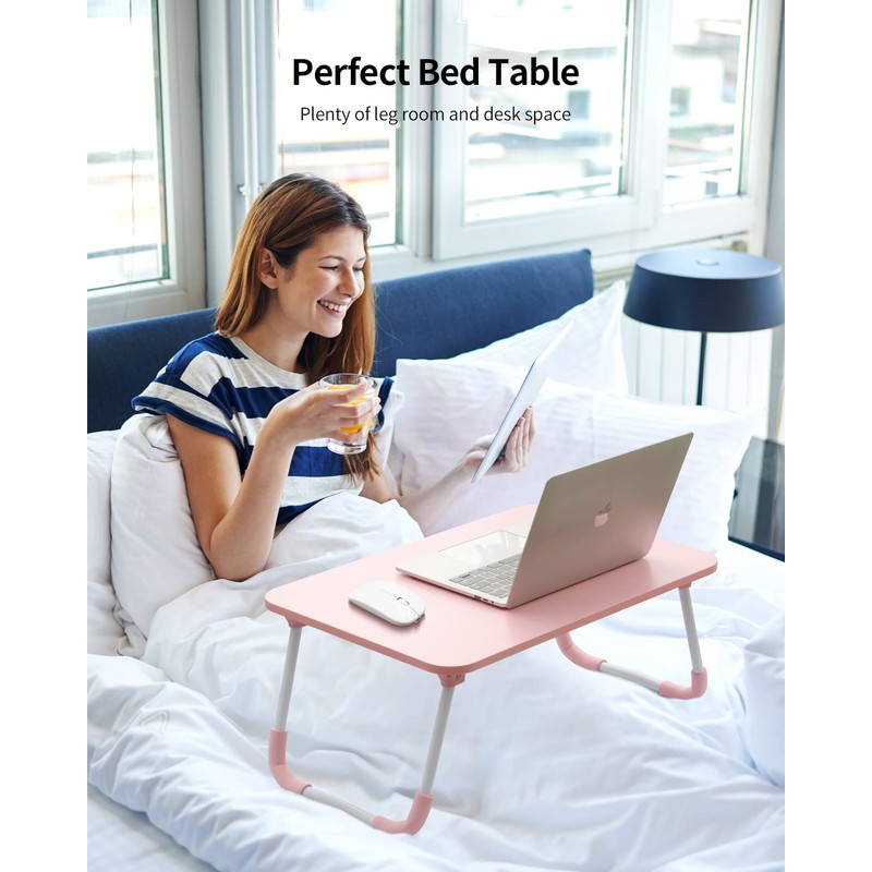 Ruxury Folding Lap Desk Laptop Stand Bed Desk Table Tray,