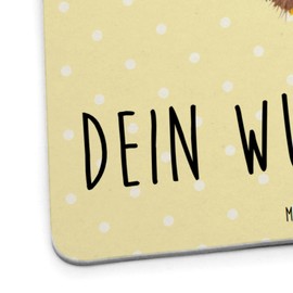 Mr. & Mrs. Panda Personalisierter Bierdeckel Hummel flauschig 100er Set - Personalisierte Geschenke, Natur, Gute Laune, Blume, Bierdeckel mit Namen,