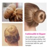 Hair Donut Bun Maker,MORGLES Hair Bun Maker 7pcs Blonde Hair