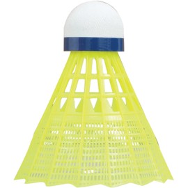 Talbot Torro Badminton Ball Tech 450, 6er Dose, Farbe: Gelb, Geschwindigkeit: Blau/Mittel, Premium-Nylonfederball, Federball Shuttle, Nylonshuttles, für Indoor & Outdoor Federball & Badminton