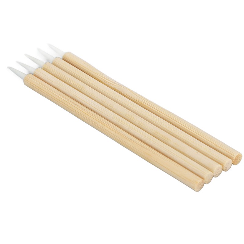 100pcs Eyeliner Brush Disposable Ultra Fine Point Eyeliner Applicator Cosmetic