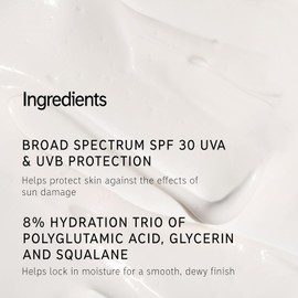 The INKEY List Polyglutamic Acid Dewy Sunscreen SPF 30 50ml, Primes and Protects, Non-Greasy, Vegan Friendly, Suitable For All Skin Types