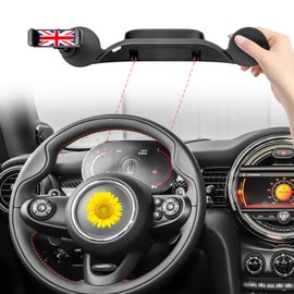 Car Phone Holder Mount for Mini Cooper LCD Dashboard, Applicable to 2022-2024 Mini Clubman F54 / 2022-2024 Mini F55 F56 F57 / 2022-2024 Mini Countryman F60 / 2020-2024 Mini Electric Hardtop