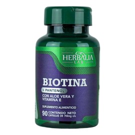 Herbalia Lab Vitaminas Hair Boost, Biotina + Pantenol