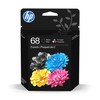 HP 68 Black/Tri-Color Ink Cartridges (2-Pack) | Works Envy 6100e,