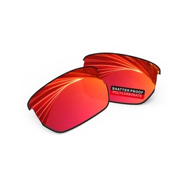 iLikeo PRO+ Polycarbonate Polarized Replacement Lenses for Wiley X Valor Sunglasses - Fire Red