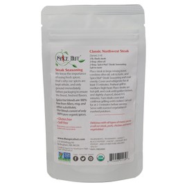 The Spice Hut Organic Steak Seasoning, Classic Spice Blend for Grilling/BBQ/Ribs, 2 ounce