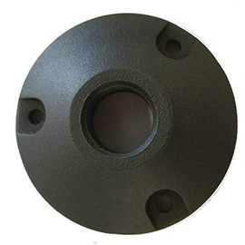 Best Pro Lighting Heavy Duty Cast Aluminum Round Base Mounting Bracket in Black