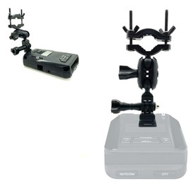 ChargerCity AccessoryBasics Rearview Mirror Stem Radar Detector Mount for Uniden R1 R3 R7 R8 DFR2 DFR3 DFR4 DFR5 DFR6 DFR7 DFR8 DFR9 Radar Detector (Require at Least 1" Clear Stem Space to Install)