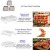 YuxingK Air Fryer Accessories Kit - 12pcs Universal for 4,