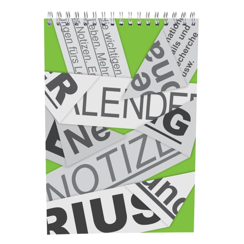 'Various Designs Pricaro Notepad A5 + Notebook Wirebound Pack of