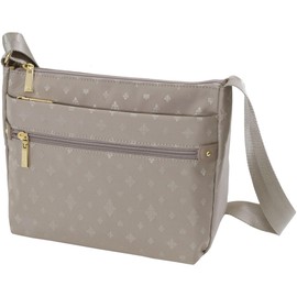 Mezawa Bag 55006 Women's Shoulder Bag, Mini Shoulder, Small, Cross-body Design, Lightweight, Popular, Beautiful, Stylish, Cute, Nylon, Adult Cute, Lightweight, beige (23)