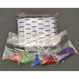 Grip Seal Bags - GRIPWELL Self Seal Resealable Food Safe - 6" x 9" / 150mm x 225mm - Pack of 100