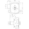 IFAM CS126 High Security Cylinder Lock with Cylinder on Both