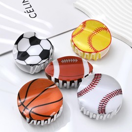 Claw Clips, Unique Baseball Basketball Football Hair Claw for Women Girl Hair Grip Hair Barrettes Outdoor Sports Headdress