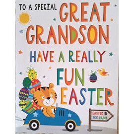 Easter Card Great Grandson - 8 x 6 inches - Regal Publishing