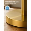 SMARTAKE Paper Towel Holder, Paper Towel Dispenser Standing Weighted Base