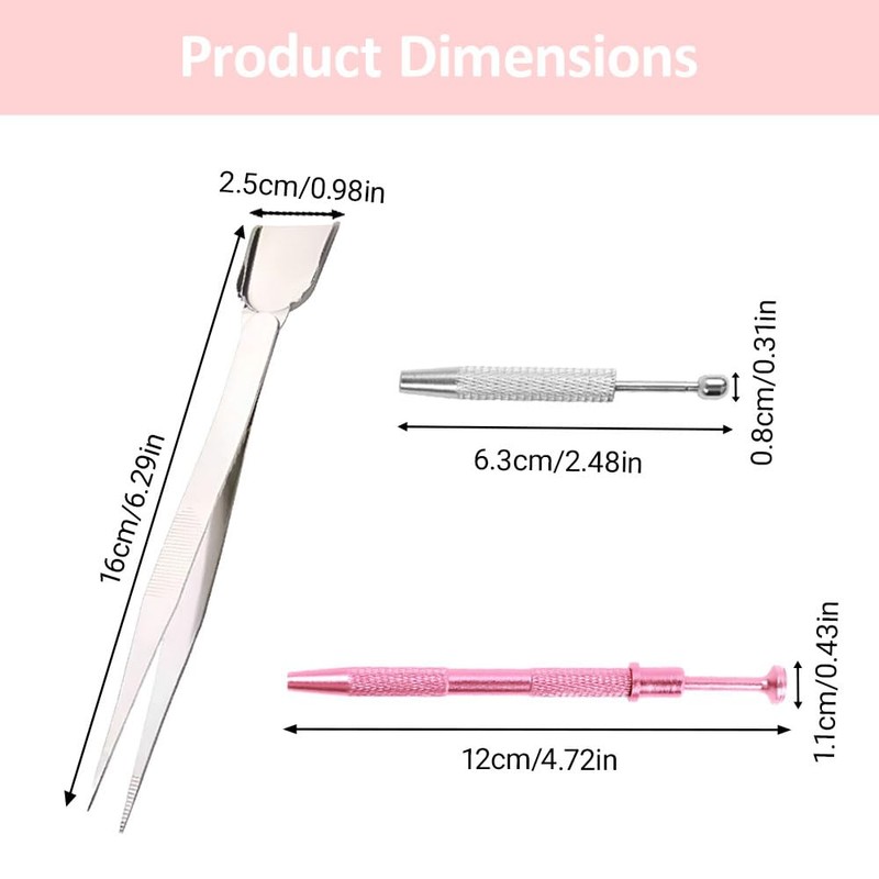 3 PCS Piercing Ball Grabber Tool, Pick Up Sprinkle Pen