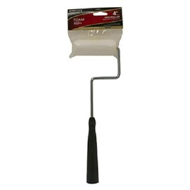 4" Inch High Density Foam Mini Paint Roller Cover w/ 12" Zinc Plated Frame - Pack of (4)