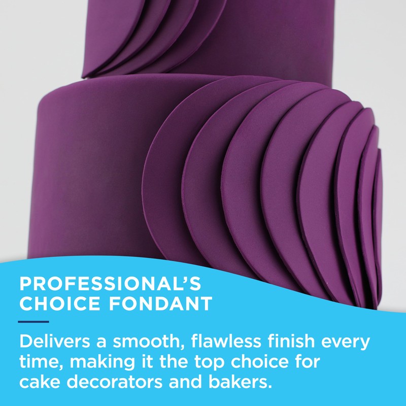 Satin Ice Black Fondant, Vanilla, 24 Ounces