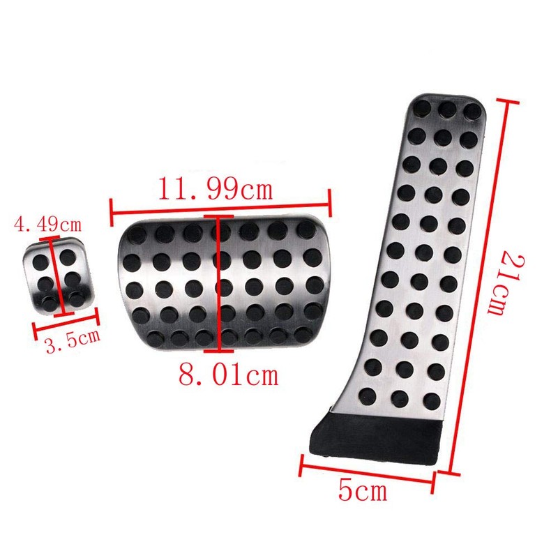 Sporty Gas Brake Foot Pedal Cover Plate For Benz C