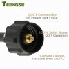 Y Shape Propane Splitter Hose QCC1 Inlet & POL/QCC Outlet