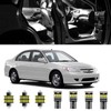 AWALITED 6pcs White Interior LED Lights Kit for 2001-2011 Honda