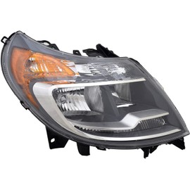 ALLIGATOR AUTO LIGHTS Replacement for Ram ProMaster 2014-2022 Headlight Assembly with DRL for 1500/2500/3500 Cargo Van, Including Bulbs, Right/Passenger Side, DOT&SAE Compliant, 68154588AL, CH2503291