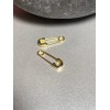 chanceamz 14K Gold Plated 925 Sterling Silver Safety Pin Minimalist