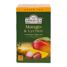 Ahmad Tea Mango & Lychee Green Tea, 20 Count