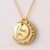 K&H Collar Y Dije I Love You Acero Inoxidable Regalo