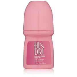 Hi and Dri Antiperspirant Deodorant Roll On Powder Fresh 1.7 Ounces