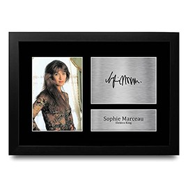 HWC Trading FR A4 Sophie Marceau James Bond The World Is Not Enough Gifts Printed Signed Autograph Picture for Movie Memorabilia Fans - A4 Framed