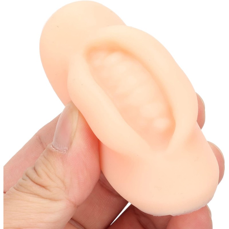 10 Labios de Práctica, Modelo de Boca Abierta de Silicona