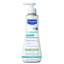 Mustela Mustela Stelatopia+ - Lipid-Replenishing Cream - Moisturizer for Eczema-Prone Skin - With Natural Sunflower Oil and Prebiotic - EWG Verified - For Babies, Kids & Adults - Fragrance Free -10.14 fl oz