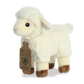 Aurora, 35040, Eco Nation Lamb 8In, Soft Toy, White