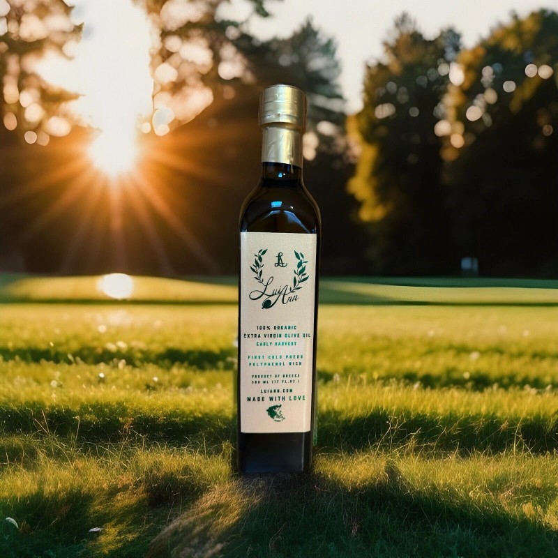 LuiAnn Unique Organic Extra Virgin Olive Oil Early Harvest First